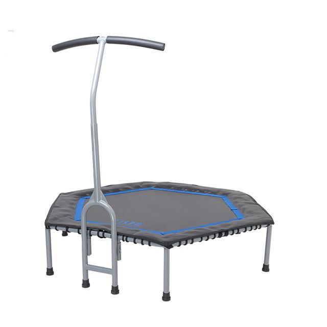 トランポリン 約90cm ハンドル付き 折りたたみ式 手すり付き 大人用