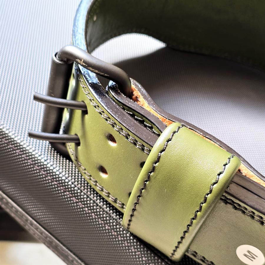 10FIT 緑色トレーニングパワーベルト 10FIT TE-85 lifting belt power