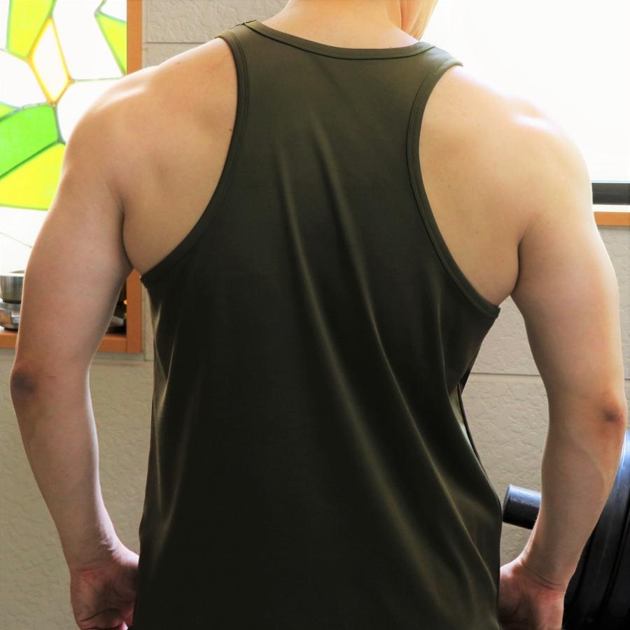 在庫僅少 タンクトップ メンズ トレーニング 筋トレ カーキ 10fit Te 19 Supplystudies Com