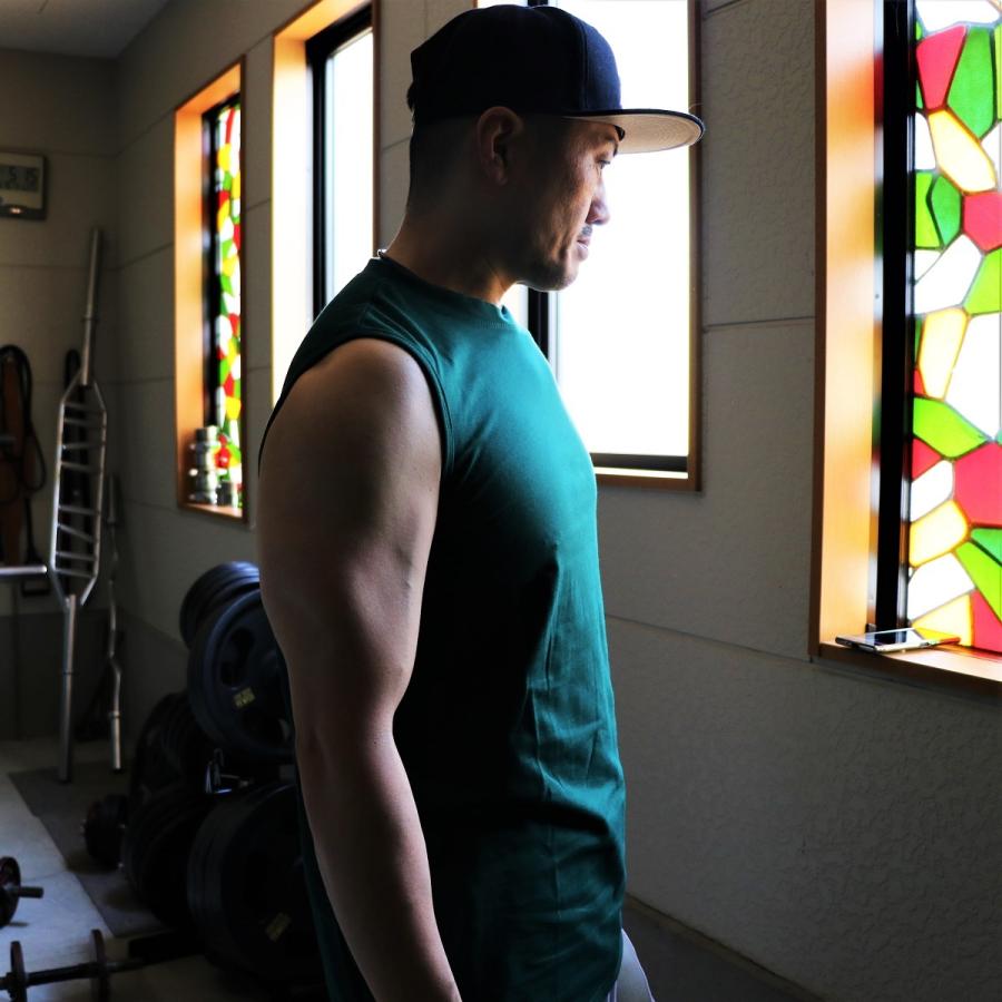 人気ブランドの タンクトップ メンズ トレーニング 筋トレ ダークグリーン 10fit Tt 12 Supplystudies Com