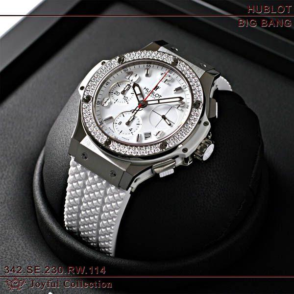 即出荷 ウブロ Hublot ビッグバン ウブロ Hublot サンモリッツ ダイヤモンド スティールホワイト ダイヤモンド ビッグバン 342 Se 230 Rw 114 Acrop Bda21212 Studio J Co