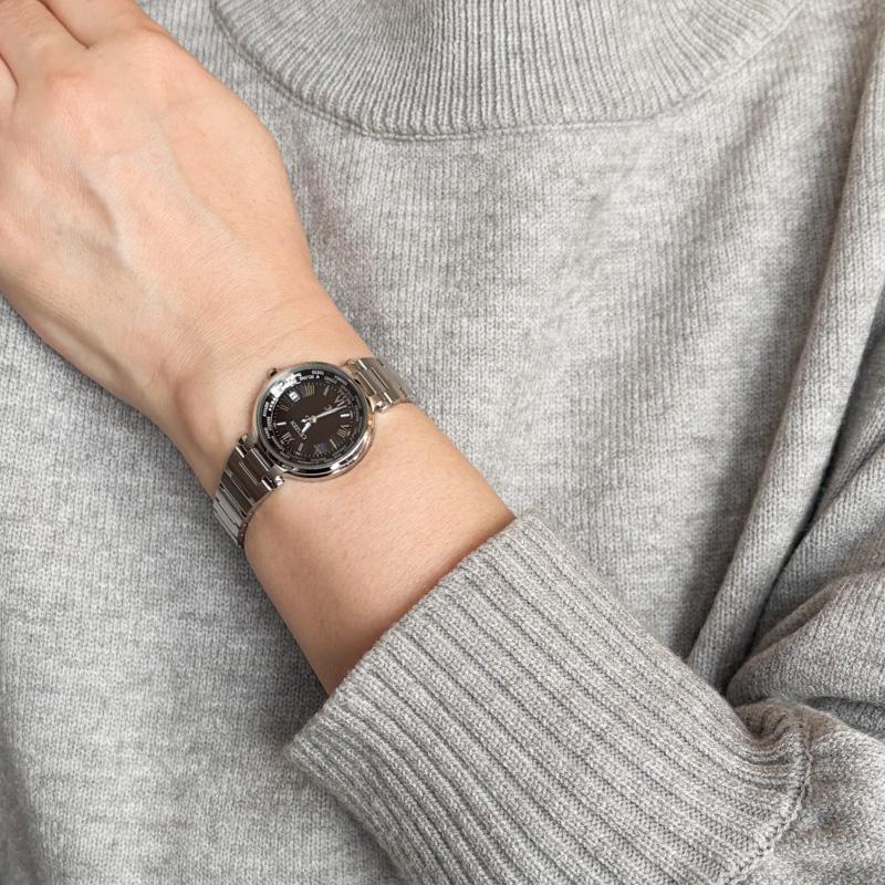 シチズン クロスシー XC ソーラー電波 EC1010-57F レディース 腕時計