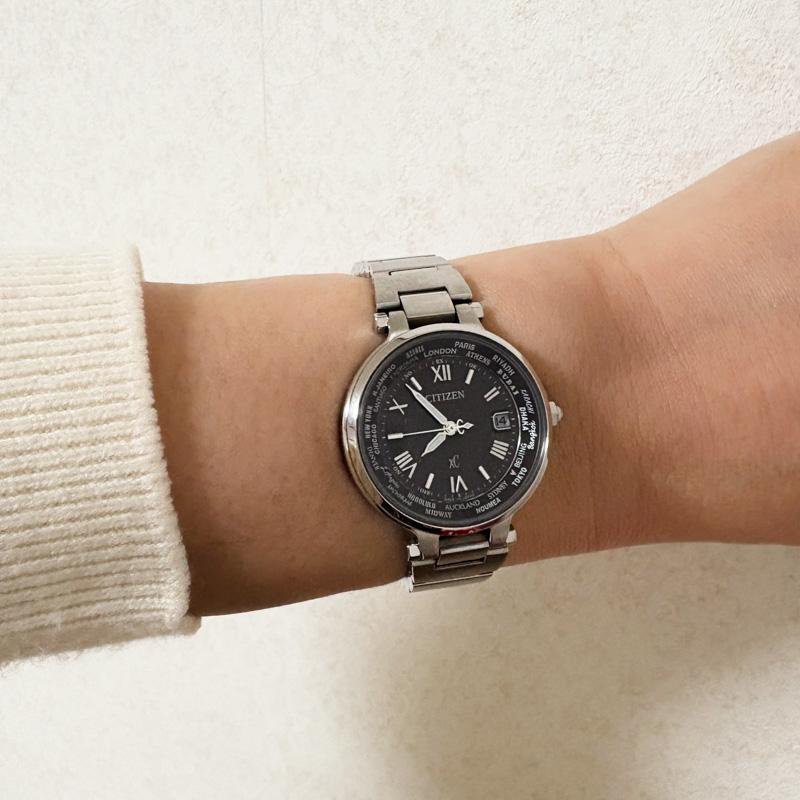 シチズン クロスシー XC ソーラー電波 EC1010-57F レディース 腕時計