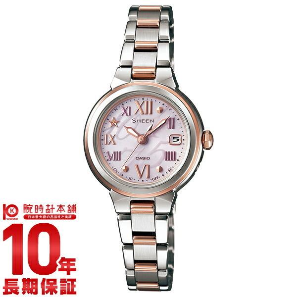 カシオ シーン CASIO SHEEN ソーラー電波 レディース 腕時計 SHW-1508SG-4AJF