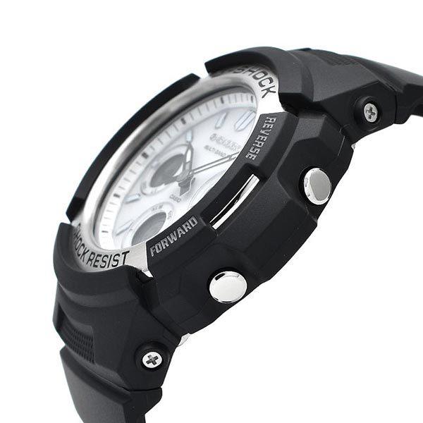 ★G-SHOCK AWG-M100SBW-7AJF 電波ソーラー 超音波洗浄済 G-SHOCK BASIC 電波ソーラー メンズ 腕時計 アナログ デジタル