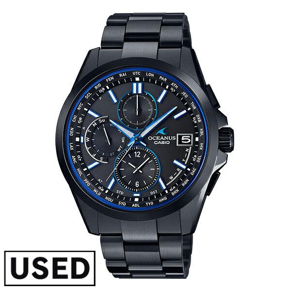 中古 カシオ オシアナス OCEANUS ソーラー電波 クロノグラフ OCW 