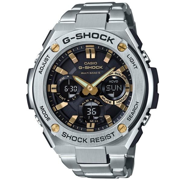カシオ Ｇショック G-SHOCK Gスチール ソーラー電波 GST-W110D-1A9JF メンズ 腕時計 時計 爆買の画像