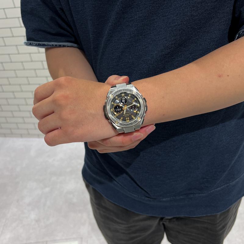 カシオ Gショック G-SHOCK Gスチール ソーラー電波 GST-W110D-1A9JF