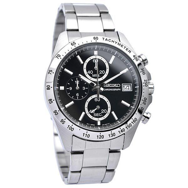 セイコーセレクション SEIKOSELECTION 10気圧防水 ブラック×シルバー SBTR005 メンズ 腕時計 時計 爆買の画像