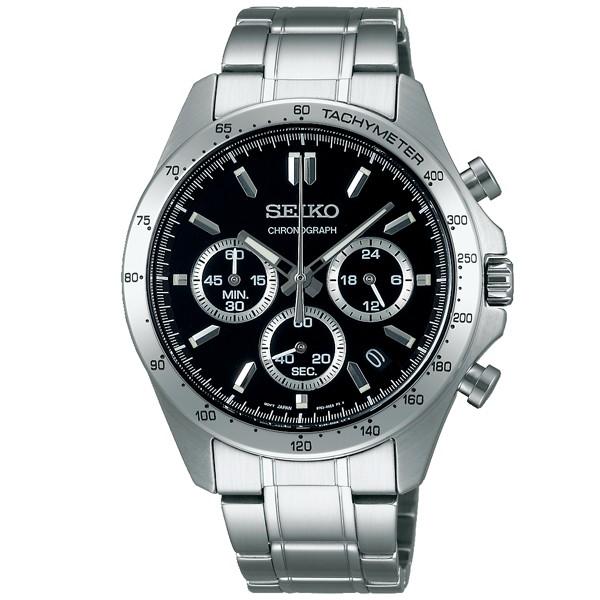 セイコー セイコーセレクション SEIKO 10気圧防水 ブラック×シルバー  メンズ 腕時計 SBTR013(入荷後、3営業日以内に発送)｜10keiya｜02