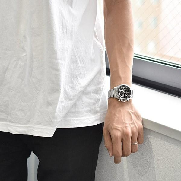 セイコーセレクション SEIKOSELECTION 10気圧防水 ブラック×シルバー