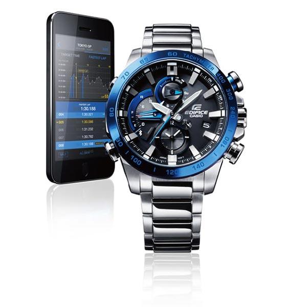 カシオ エディフィス EDIFICE Bluetooth搭載 EQB-800DB-1AJF メンズ 爆買の画像
