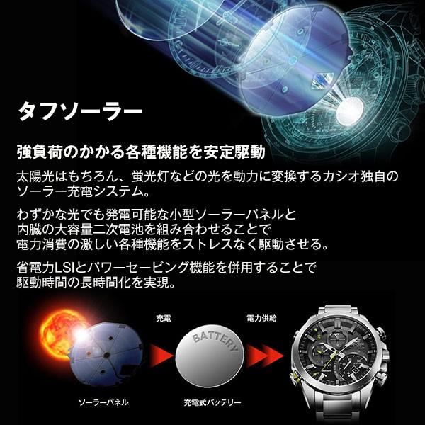 カシオ エディフィス EDIFICE ソーラー ステンレス EQW-T650DB-1AJF[正規品] メンズ 腕時計 時計 爆買の画像