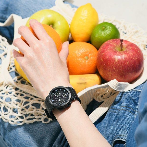 カシオ ベビーＧ CASIO BABY-G BGA-2500-1AJF ソーラー 電波 ネオンイルミネーター 腕時計 レディース Beach Traveler Series ブラック 爆買の画像
