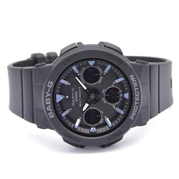 カシオ ベビーＧ CASIO BABY-G BGA-2500-1AJF ソーラー 電波 ネオンイルミネーター 腕時計 レディース Beach Traveler Series ブラック 爆買の画像