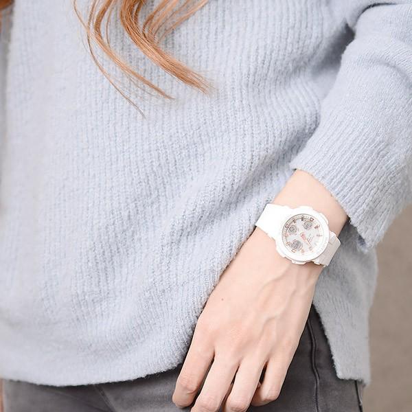 カシオ ベビーＧ CASIO BABY-G BGA-2500-7AJF 電波 ソーラー Beach Traveler Series ネオンイルミネーター 電波時計 レディース 腕時計 ホワイト 時計 爆買の画像