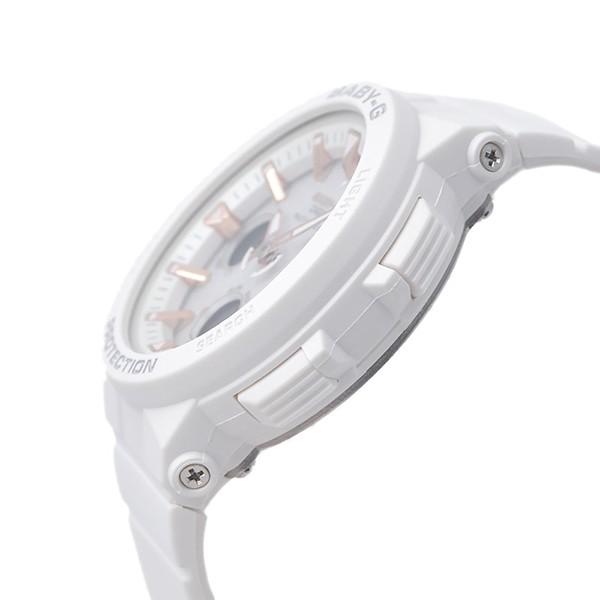 カシオ ベビーＧ CASIO BABY-G BGA-2500-7AJF 電波 ソーラー Beach Traveler Series ネオンイルミネーター 電波時計 レディース 腕時計 ホワイト 時計 爆買の画像