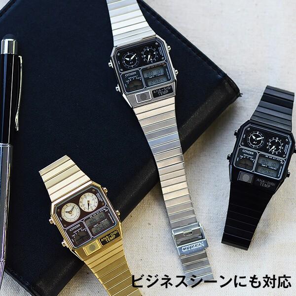 シチズン レコードレーベル CITIZEN RECORDLABELアナデジテンプ 流通限定モデル JG2103-72X ユニセックス 爆買の画像