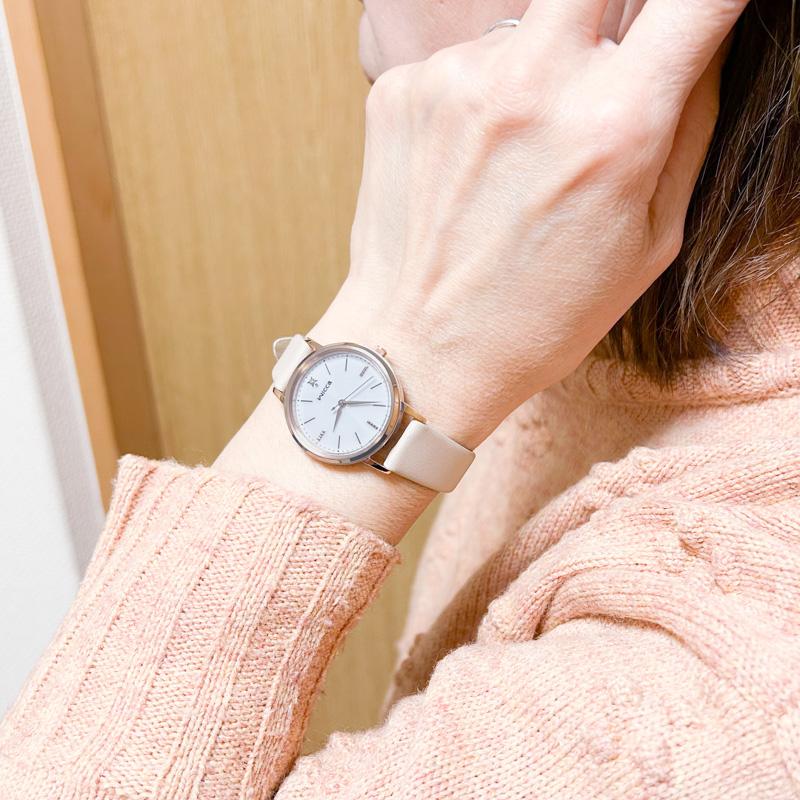 シチズン ウィッカ ダイヤモンド ソーラー レディース 腕時計 KP5-166-10 CITIZEN wicca  革ベルト 時計 爆買の画像
