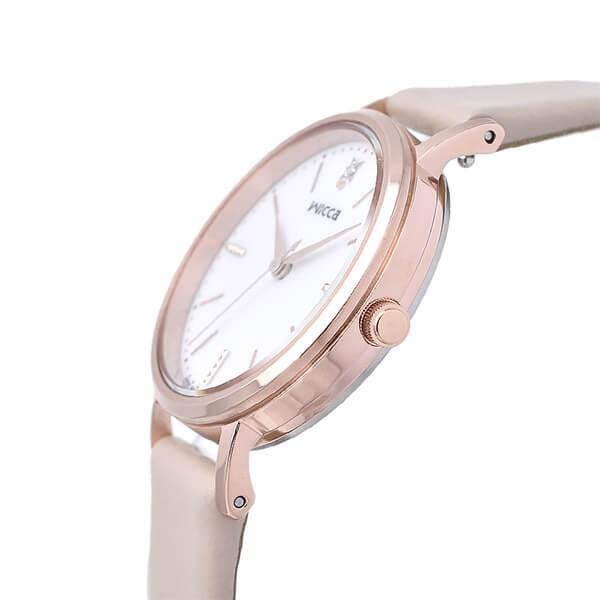 シチズン ウィッカ ダイヤモンド ソーラー レディース 腕時計 KP5-166-10 CITIZEN wicca  革ベルト 時計 爆買の画像