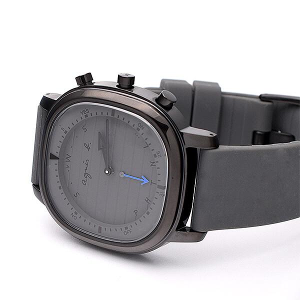 【時計ケース付き】アニエスベー 時計 メンズ 限定500本 agnes b. オム FCRB701 腕時計 グレー Bluetooth グレー 防水性