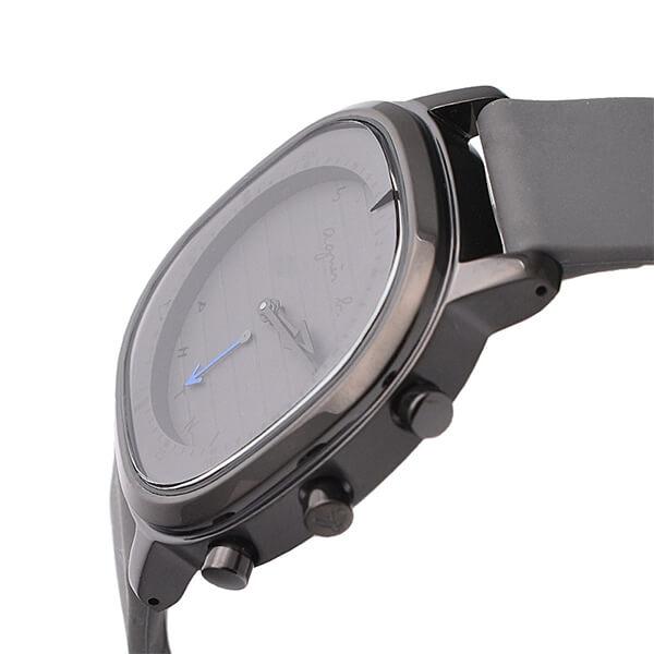 【時計ケース付き】アニエスベー 時計 メンズ 限定500本 agnes b. オム FCRB701 腕時計 グレー Bluetooth グレー 防水性