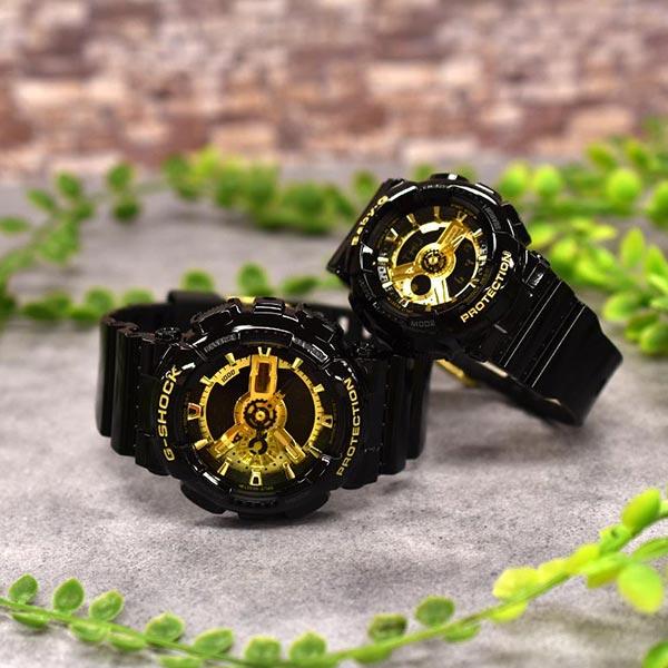 カシオ Ｇショック G-SHOCK ペアウォッチ GA-110GB-1AJF メンズ 爆買の画像