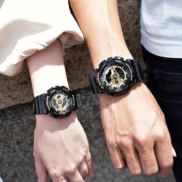 カシオ Ｇショック G-SHOCK ペアウォッチ GA-110GB-1AJF メンズ 爆買の画像