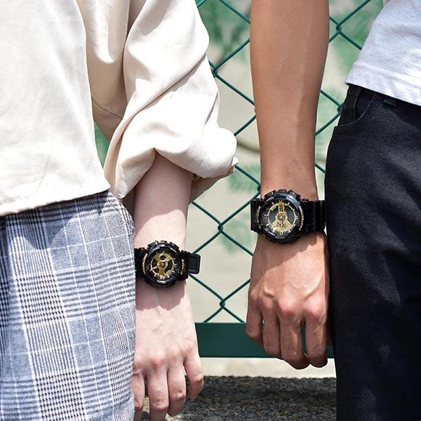 カシオ Ｇショック G-SHOCK ペアウォッチ GA-110GB-1AJF メンズ 爆買の画像