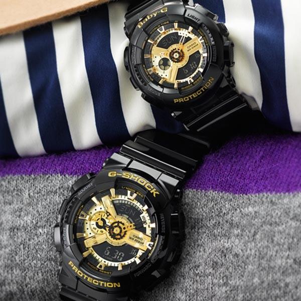 カシオ Ｇショック G-SHOCK ペアウォッチ GA-110GB-1AJF メンズ 爆買の画像