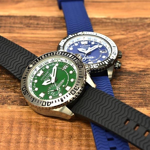 ブランド シチズン プロマスター PROMASTER MARINEシリーズ ダイバー200ｍ エコ・ドライブ GPS 延長バンド付 CC5001-00W メンズ 【1996211319】(69564円)