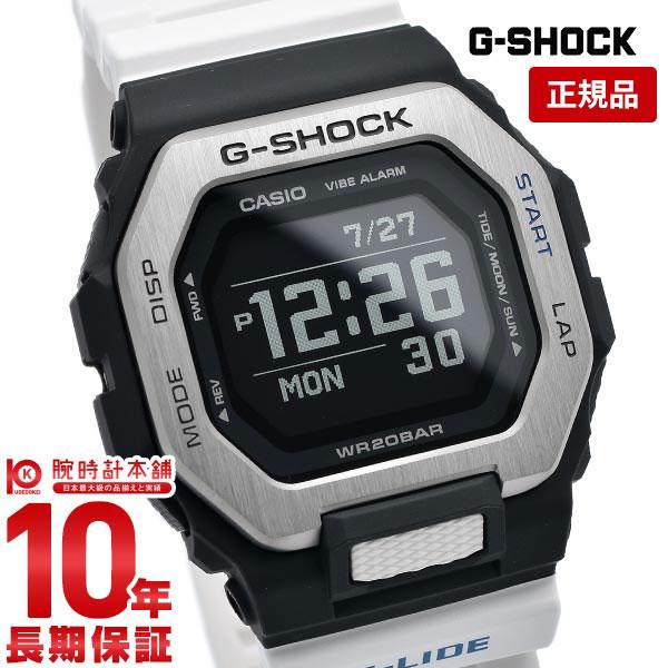 G-SHOCK Ｇショック メンズ 白 ブラック デジタル トレーニング モバイルリンク スポーツ エクササイズ GBX-100-7JF 腕時計｜10keiya