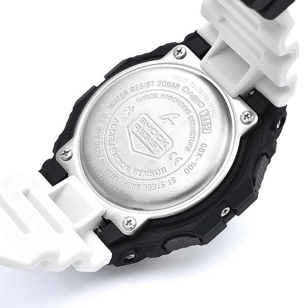 G-SHOCK Ｇショック メンズ 白 ブラック デジタル トレーニング モバイルリンク スポーツ エクササイズ GBX-100-7JF 腕時計｜10keiya｜14