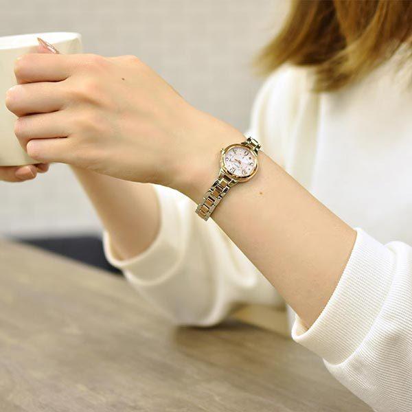 セイコー ルキア ソーラー 電波 腕時計 レディース 日付合わせ Seiko Lukia Ssvw1 カレンダー アラビア数字 ピンクゴールド 腕時計本舗 通販 Yahoo ショッピング