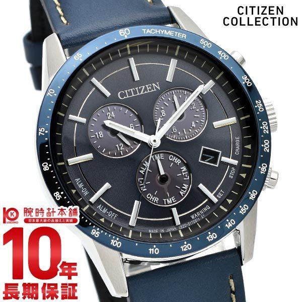 シチズンコレクション 腕時計 メンズ エコドライブ クロノグラフ ソーラー CITIZENCOLLECTION BL5490-09M カーフベルト 新作 2021｜10keiya