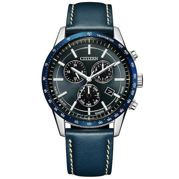 シチズンコレクション 腕時計 メンズ エコドライブ クロノグラフ ソーラー CITIZENCOLLECTION BL5490-09M カーフベルト 新作 2021｜10keiya｜02