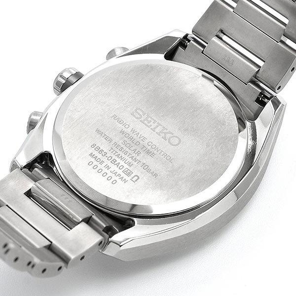 セイコー アストロン チタン 腕時計 メンズ ソーラー 電波 SEIKO ASTRON 白 時計 SBXY009 新作 2021 ワールドタイム｜10keiya｜11