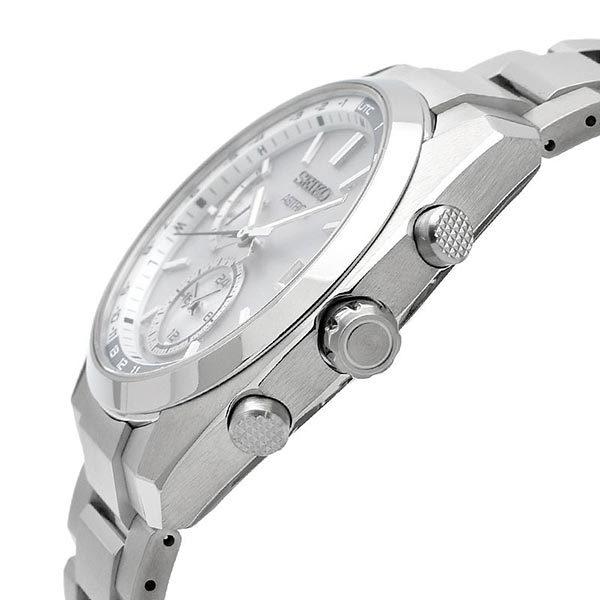 セイコー アストロン チタン 腕時計 メンズ ソーラー 電波 SEIKO ASTRON 白 時計 SBXY009 新作 2021 ワールドタイム｜10keiya｜07