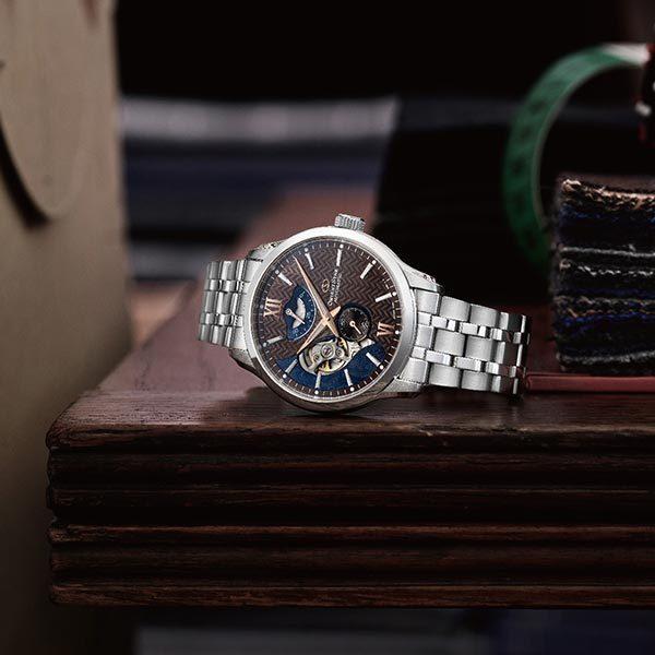 オリエントスター ORIENT レイヤードスケルトン RK-AV0B02Y メンズ 爆買の画像