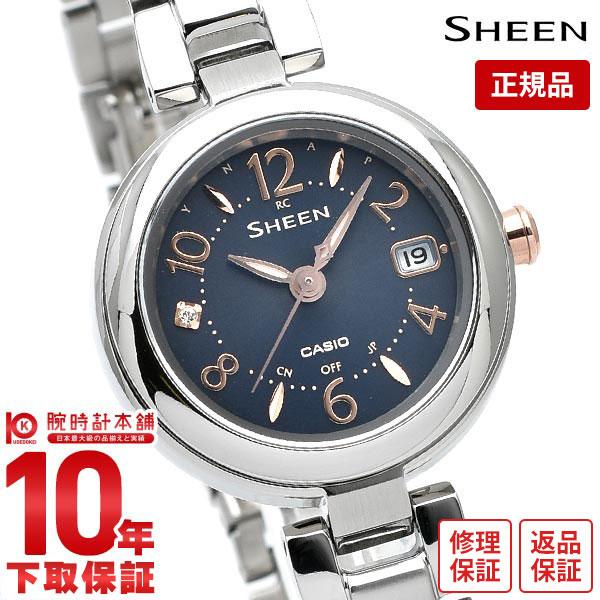 カシオ SHEEN シーン 腕時計 電波ソーラー チタン レディース 防水 casio ソーラー電波時計 時計 SHW-7100TD-2AJF