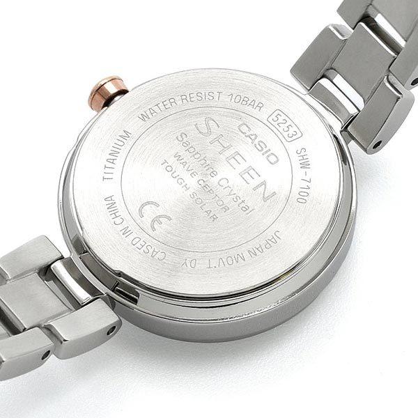 カシオ SHEEN シーン 腕時計 電波ソーラー チタン レディース 防水 casio ソーラー電波時計 時計 SHW-7100TD-2AJF カシオ SHW-7100TD-2AJF AAA1984956769(17325円)