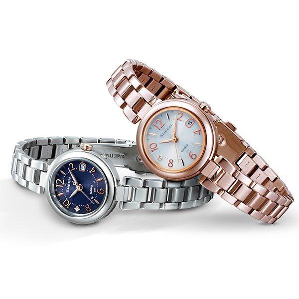 カシオ SHEEN シーン 腕時計 電波ソーラー チタン レディース 防水 casio ソーラー電波時計 時計 SHW-7100TD-2AJF カシオ SHW-7100TD-2AJF AAA1984956769(17325円)