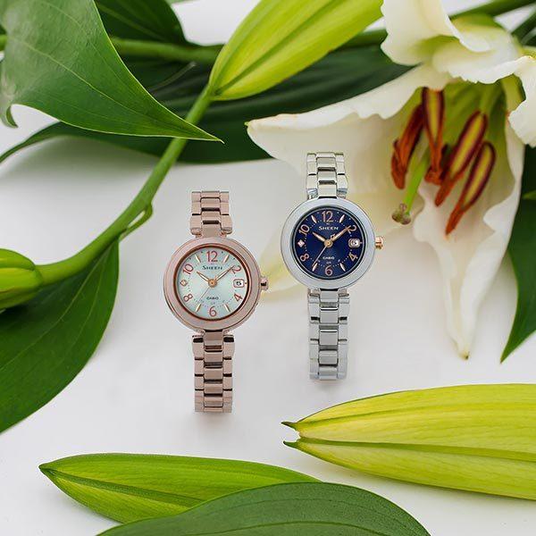 カシオ SHEEN シーン 腕時計 電波ソーラー チタン レディース 防水 casio ソーラー電波時計 時計 SHW-7100TD-2AJF カシオ SHW-7100TD-2AJF AAA1984956769(17325円)