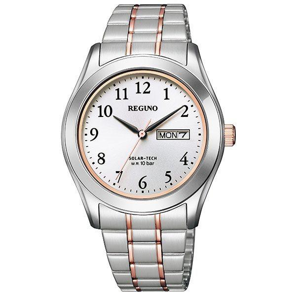 シチズン レグノ REGUNO スタンダードシリーズ リングソーラー ペアモデル KM1-237-93 メンズ 爆買の画像