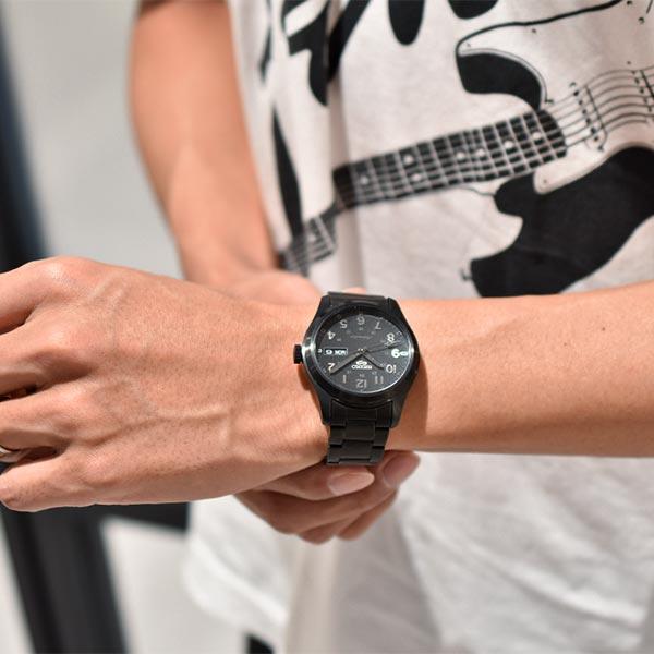セイコー5スポーツ メンズ 腕時計 SEIKO5sports SBSA165 メカニカル 自動巻 手巻つき ステルスブラック FIELD/MILITARYデザイン｜10keiya｜03