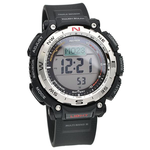 カシオ プロトレック メンズ 腕時計 PROTRECK Climber Line 2層LCDDIGITAL PRW-3400-1JF 電波時計 タフソーラー PRW34001JF｜10keiya｜17
