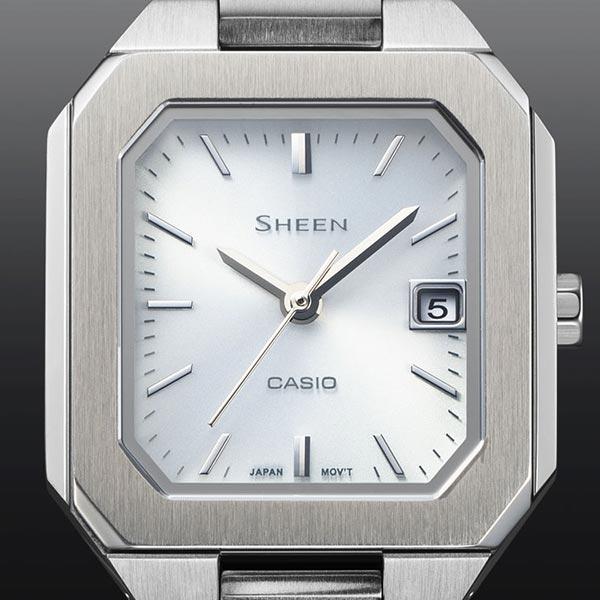 カシオ シーン SHEEN Solar Sapphire Model SHS-4528J-7AJF レディース 爆買の画像