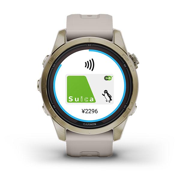 【新品 送料込み】 ガーミン GARMIN fenix 7S PRO Sapphire DualPower SoftGold with LightSandBand 010-02776-62 ユニセックス 【1770828305】(61710円)