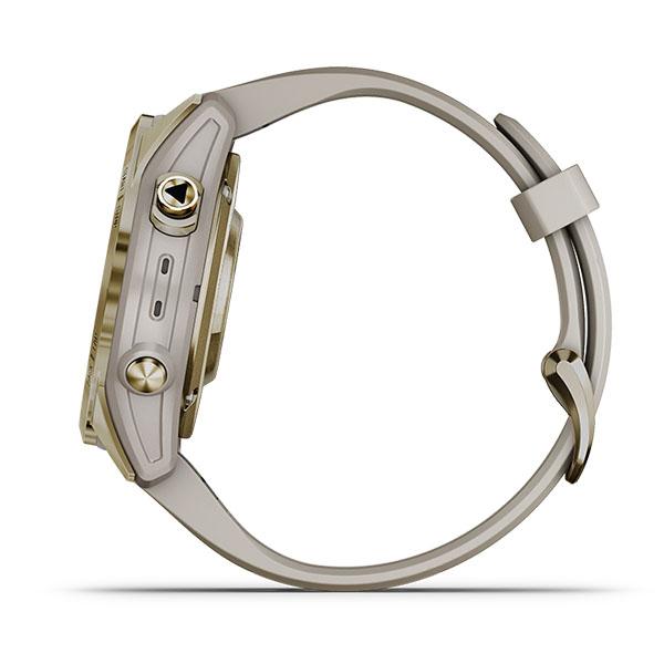 【新品 送料込み】 ガーミン GARMIN fenix 7S PRO Sapphire DualPower SoftGold with LightSandBand 010-02776-62 ユニセックス 【1770828305】(61710円)