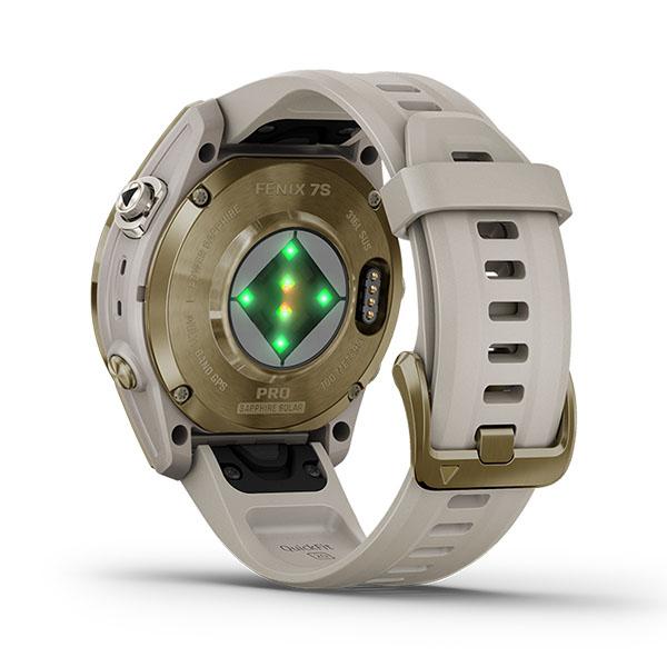 【新品 送料込み】 ガーミン GARMIN fenix 7S PRO Sapphire DualPower SoftGold with LightSandBand 010-02776-62 ユニセックス 【1770828305】(61710円)